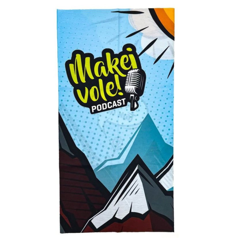 Nákrčník Makej vole! Podcast - Velikost: Unisize